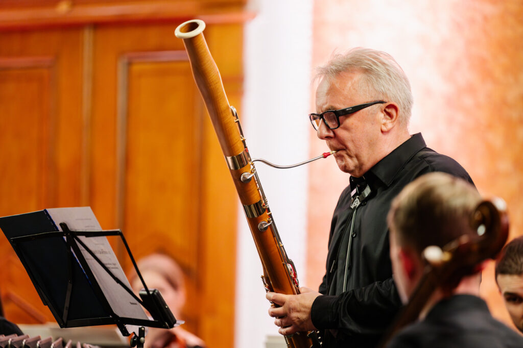 Primuz Chamber Orchestra pod batutą Łukasza Błaszczyka, w czasie 64. Muzycznego Festiwalu w Łańcucie