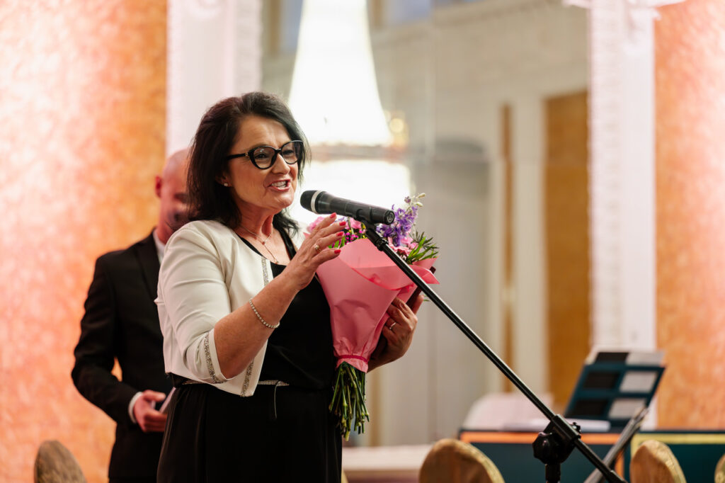 Marta Wierzbieniec - dyrektor Filharmonii Podkarpackiej i Muzycznego Festiwalu w Łańcucie oraz Orkiestra Symfoniczna Filharmonii Podkarpackiej