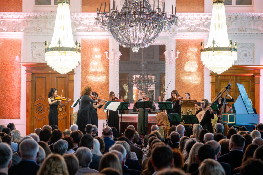 Giardino di Delizie w czasie koncertu w Sali Balowej, w ramach 64. Muzycznego Festiwalu w Łańcucie