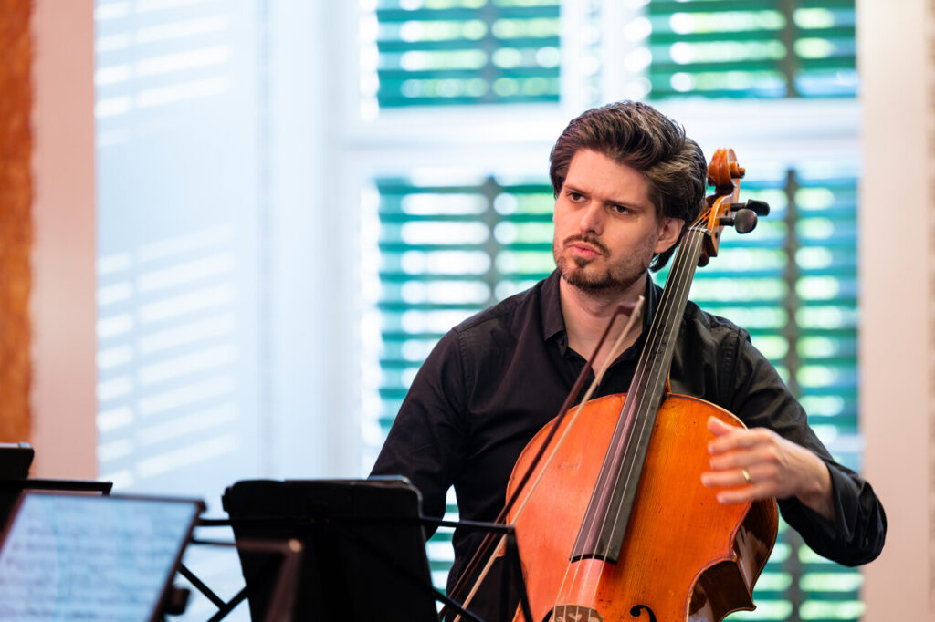 Gliere Quartet - w czasie koncertu w ramach 64. Muzycznego Festiwalu w Łańcucie