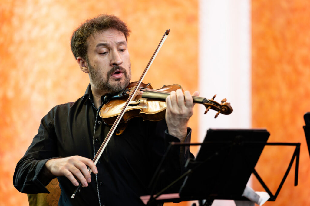 Gliere Quartet - w czasie koncertu w ramach 64. Muzycznego Festiwalu w Łańcucie