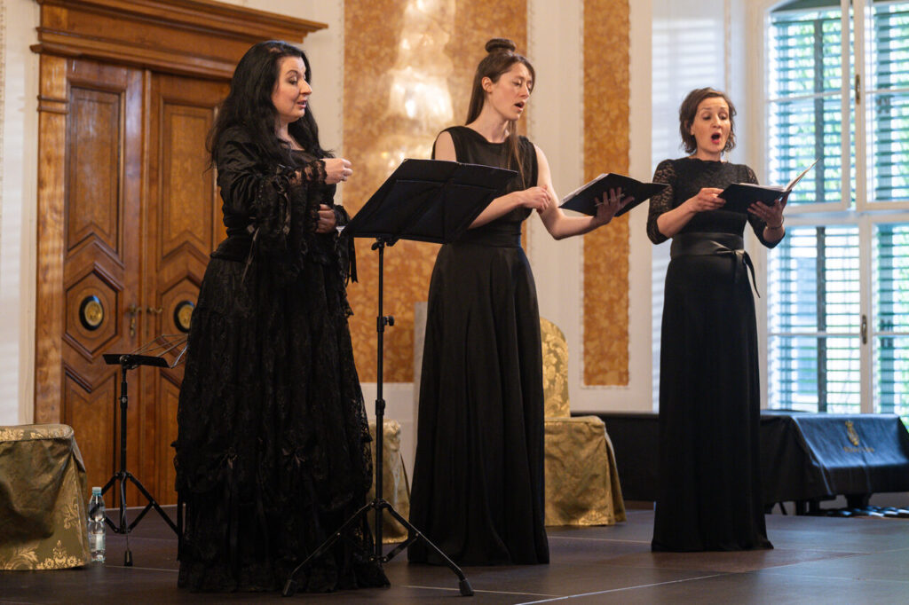 Ensemble Peregrina- w czasie koncertu w ramach 64. Muzycznego Festiwalu w Łańcucie