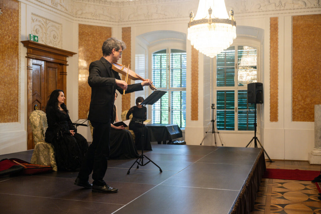 Ensemble Peregrina- w czasie koncertu w ramach 64. Muzycznego Festiwalu w Łańcucie