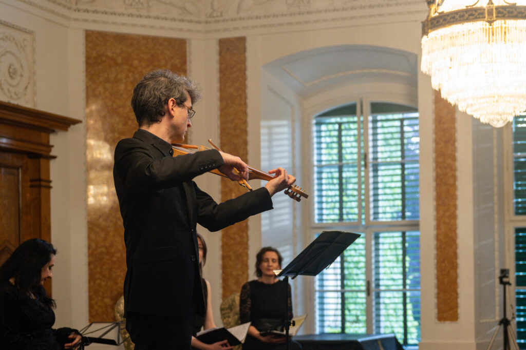 Ensemble Peregrina- w czasie koncertu w ramach 64. Muzycznego Festiwalu w Łańcucie